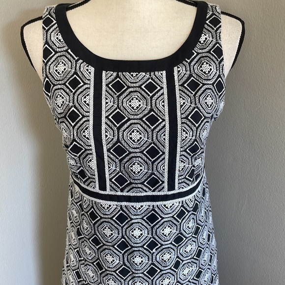 TAHARI cotton dress embroidered - Picture 2 of 10